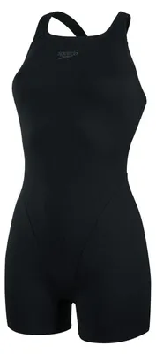 Image de Speedo - Maillot de bain une pièce avec jambes pour femme, Eco Endurance + GT19977 (L) (noir)