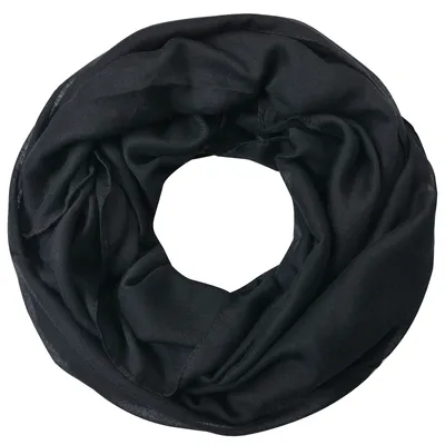 Produktbild von Crinkle Schal Rund Schwarz