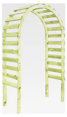 Produktbild von Gartenpergola, Rosenbogen, Rankgitter, Rankhilfe, Spalier, Gartenbogen, 130×60×230 cm Kiefernholz imprägniert