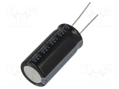 Produktbild von 1x Kondensator: elektrolytisch 100VDC Ø18x35,5mm 1000uF THT  20% PF2A102MNN1836 E