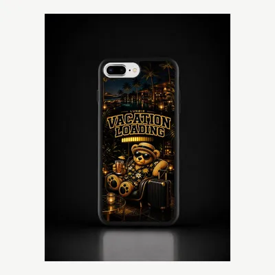 Productafbeelding van iPhone 7 / 8 Plus hoesje, telefoonhoesje, beschermhoesje, case met vakantiemotief – LUNØIR ©