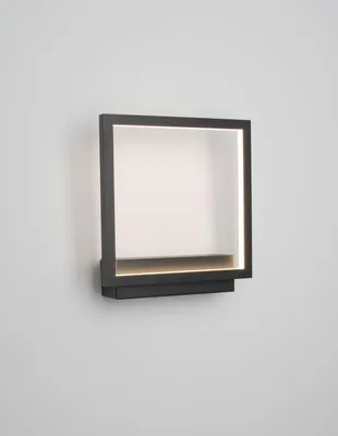Produktbild von Nova Luce CORNICE LED Wandleuchte Schwarz 18W Warmweiss 21x6x25cm 9421751