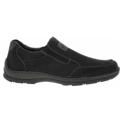 Produktbild von Rieker Slipper - Schwarz / Graphit Leder/Synthetik Größe: 43 Normal