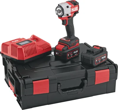 Produktbild von Flex Akku-Drehschlagschrauber 18 V IW 1/2" 400 18.0-EC inkl. 2 Akkus 5,0 / L-BOXX