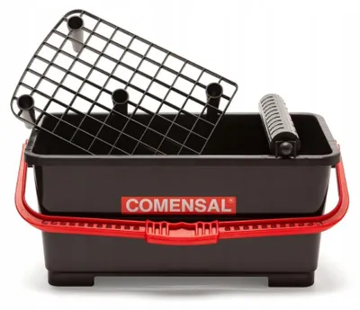 Comensal 714-51-01-00002 Fliesenwaschset, 12-l-Eimer, Rolle und Gitter, 3-teilig
