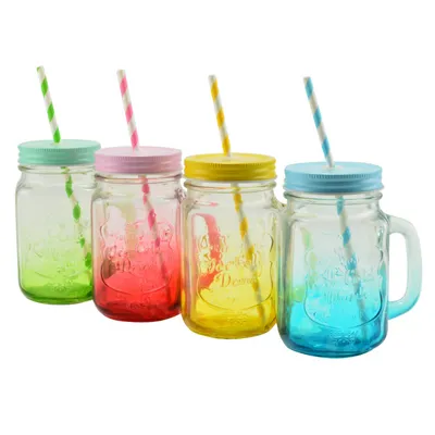 Obrázok produktu pre Pohár s uzáverom a slamkou 450ml 53626
