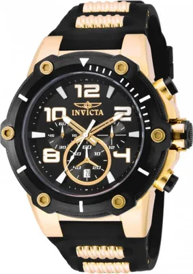 Obrázek produktu pro Invicta Speedway 17200 Pánské Hodinky - Quartz Hnutí - Nerezová Ocel s Černým Ciferníkem - 51 mm