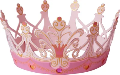Productafbeelding van BestSaller Liontouch Zachte, gestileerde kinder-elfenprinsessenkroon, groot, roze/goud (1 stuk)