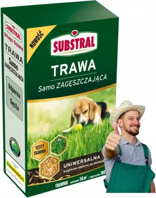 Produktbild von Substral Rasensamen 1kg selbstverdichtend trittfest