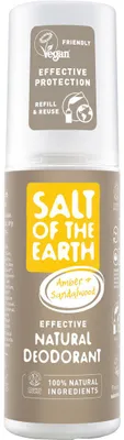 Productafbeelding van Salt Of The Earth Natural Deodorant Spray, Amber & Sandalwood (100 ml)