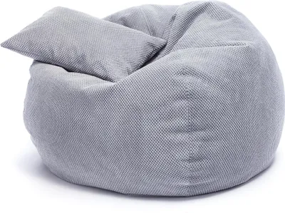 Obrázok produktu pre Ecopuf, Sedací Vankúš, Kreslo Bean Bag, Sedací Vak, do Interiéru, Tmavošedá