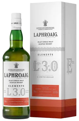 Produktbild von Laphroaig Elements - L 3.0 - Cask Strength - Limited Release - Islay Single Malt Scotch Whisky