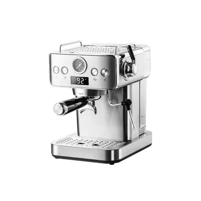 Obrázek produktu pro Espresso stroj Zimilo s portafiltrem, 20 barů, s PID regulací teploty, 1,5 l nerezový kávovar, s napěňovačem mléka