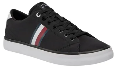 Produktbild von Tommy Hilfiger - Herren Sneaker "Hi Vulc", gestreift, Netzmaterial PP6234 (44,5 EU) (Schwarz)