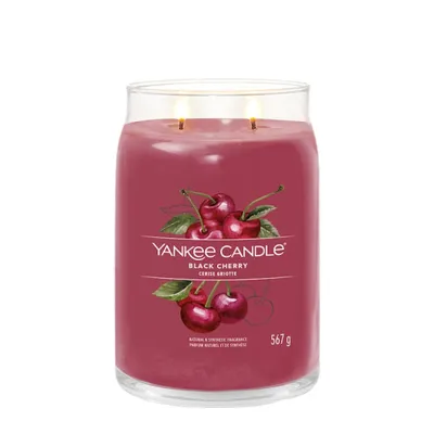 Productafbeelding van Yankee Candle 1701380E, Cilinderkaars, Roze, Kersen (fruitgeur), 90 uur brandduur, 1 stuk