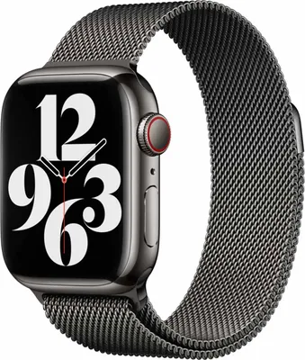 Productafbeelding van Apple Milanese Loop Band voor de Apple Watch | 44/45/46/49 mm - Graphite