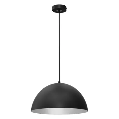 Image de Suspension Beta noir et blanc 1xE27x40W en métal, dimensions : 90x35x35 cm, IP20, Milagro