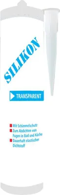 Produktbild von MEM Silikondichtstoff mit Schimmelschutz, dauerelastisch, für Sanitär & Anschlussfugen, 280 ml