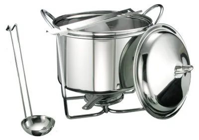 Produktbild von HI - Feuerzangen-Bowle Set Edelstahl Feuerzangenbowle 3,5 Liter