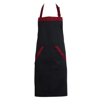 Produktbild von Unisex wasserdichte Halfterhülsen und Taschen Küche Kochen BBQ Gesamtschürze-Schwarz