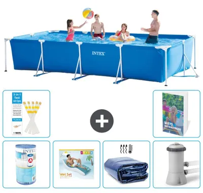 Obrázok produktu pre Obdĺžnikový bazén s rámom – 450 x 220 x 84 cm – 5-dielny, model S173