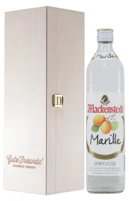 Produktbild von Mackenstedter Marille mit Geschenk-Holzkiste