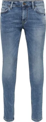 Produktbild von ONLY & SONS Slim Fit Jeans Basic Denim Hose ONSLOOM Tapered Trousers Stone Wash Größe: 28W / 30L