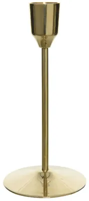 Produktbild von Stabkerzenhalter Goldfarben 15,5 cm aus Messing