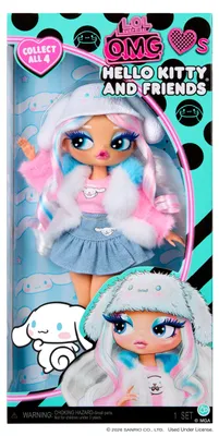 Produktbild von L.O.L. Surprise! O.M.G. Loves Hello Kitty® and Friends – Cinnamoroll, Modepuppe, Weiblich, 4 Jahr(e), Junge/Mädchen, Mehrfarbig