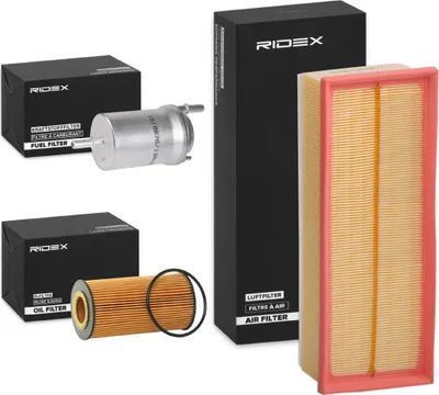 Produktbild von RIDEX Filterset Inspektionspaket Filtersatz für VW Golf V Schrägheck (1K1)