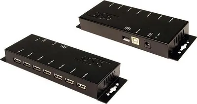 Produktbild von USB 2.0 HUB 7-Port 1xUSB-B,7xUSB-A,1xDC-Buchse