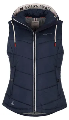 Produktbild von Dry Fashion Damen Steppweste Rügen - Weste gesteppt in Navy, Größe 38