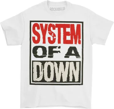 Image de System Of A Down - T-shirt Homme/Femme Unie RO1739 (XXL) (Blanc)