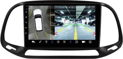 Immagine prodotto di Autoradio con Bluetooth e telecamera – CarPlay – Per Fiat Doblo (2015–2019) – Compatibile con Apple e Android – Impianto stereo – Navigazione – Sistema di navigazione per auto
