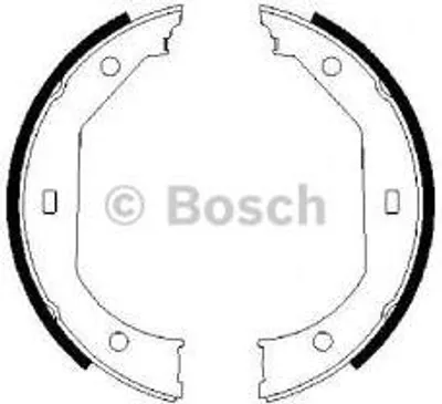 Produktbild von Bosch Bremsbackensatz, Feststellbremse  0 986 487 607