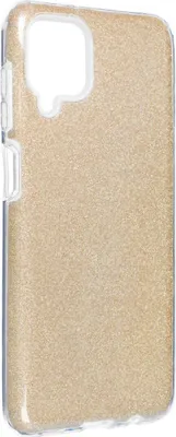 Produktbild von König Design Hülle kompatibel mit Samsung Galaxy A12 Kunststoff Soft Handyhülle - Handy Case Gold