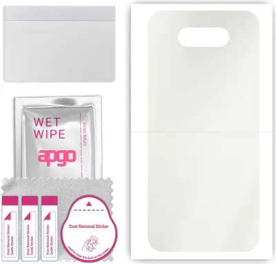 Produktbild von apgo Rückseite Schutzfolie, Matt, kompatibel mit LG K31 Rebel, Hinten Hydrogel-Displayschutzfolie mit Positionierhilfe, kratzfest, einfache Montage