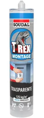 Zdjęcie produktu dla klej uszczelniający „T-Rex Transparent” Soudal 295 g