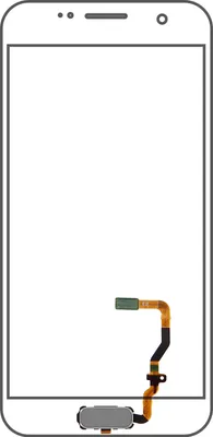 Produktbild von Avizar, Home-Button (Haupttaste) mit Flexkabel für Samsung Galaxy S7, Silber