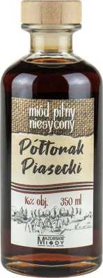 Obrázok produktu pre Poltorak Piasecki nenasytný 350 ml | Medovina med víno | 350 ml | 16% alkohol | Mazurský med | Geschenkidee | 18+