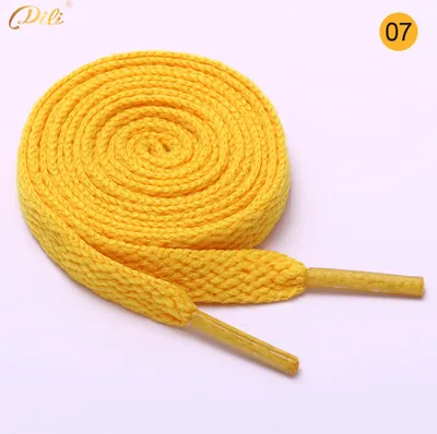 Produktbild von Schnürsenkel flach 150 cm 7# orange 8 mm breit