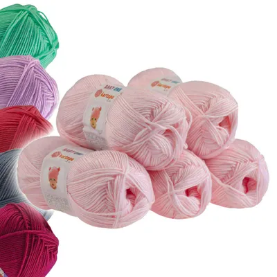 5x100g Strickgarn Kartopu BABY ONE rosé