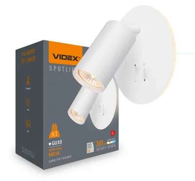 Immagine prodotto di Faretto da parete VIDEX VL-SPF24E-W