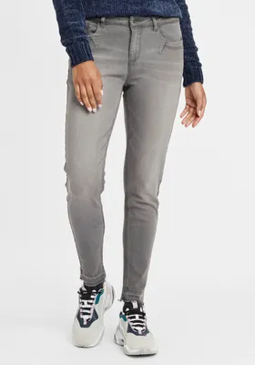 Produktbild von OXMO OXIrabelle Damen Jeans Denim Hose Slim-Fit Medium Hig