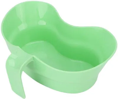 Obrázek produktu pro Hygienické nádoby ve tvaru srdce pro zvracení, robustní umyvadlo z plastu s madlem, ideální pro seniory – hygienické a snadno ovladatelné