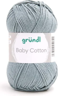 Produktbild von Gründl Wolle Baby Baumwolle 50 g aquamarin