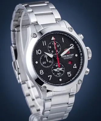 Immagine prodotto di Svizzera Militare Hanowa - SMWGI2101501 - Orologio da polso - Uomo - Cronografo - Nightflighter