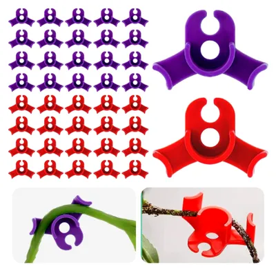 Produktbild von 40 Stück Pflanzenbieger Winkel Grow LST Clips für Low Stress Training – 90 Grad Pflanzentrainer und Pflanzenstütze für optimales Biegen – Gleichmäßigeres Wachstum und höhere Erträge
