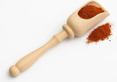 Image de Cuillère à épices avec poignée - petite | Spatule en bois pour épices | Louche avec poignée | Mini pelle de cuisine | Scoop spoon