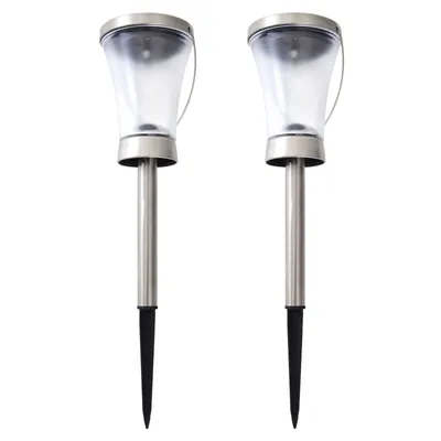 Produktbild von Näve LED Deko Solarleuchte 2-er Set - Edelstahl, Acryl; 5146450